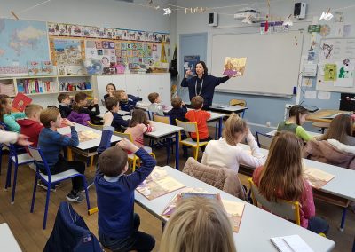 Мар'яна Савка в українській школі Святого Володимира в Парижі